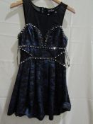 Freak of Nature Dress Black With Studded Design Size 12 New No Tags