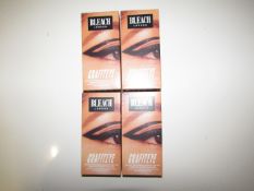 4 x Bleach London - Grafiteye Graphic Felt Tip Liner & Clumpy Mascara Set - New & Boxed.