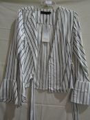 Lavish Alice Stripe Top Size 8 New With Tags