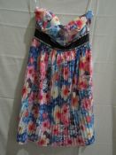Sienna Couture Dress Floral Design Size Approx 12 New With Tags