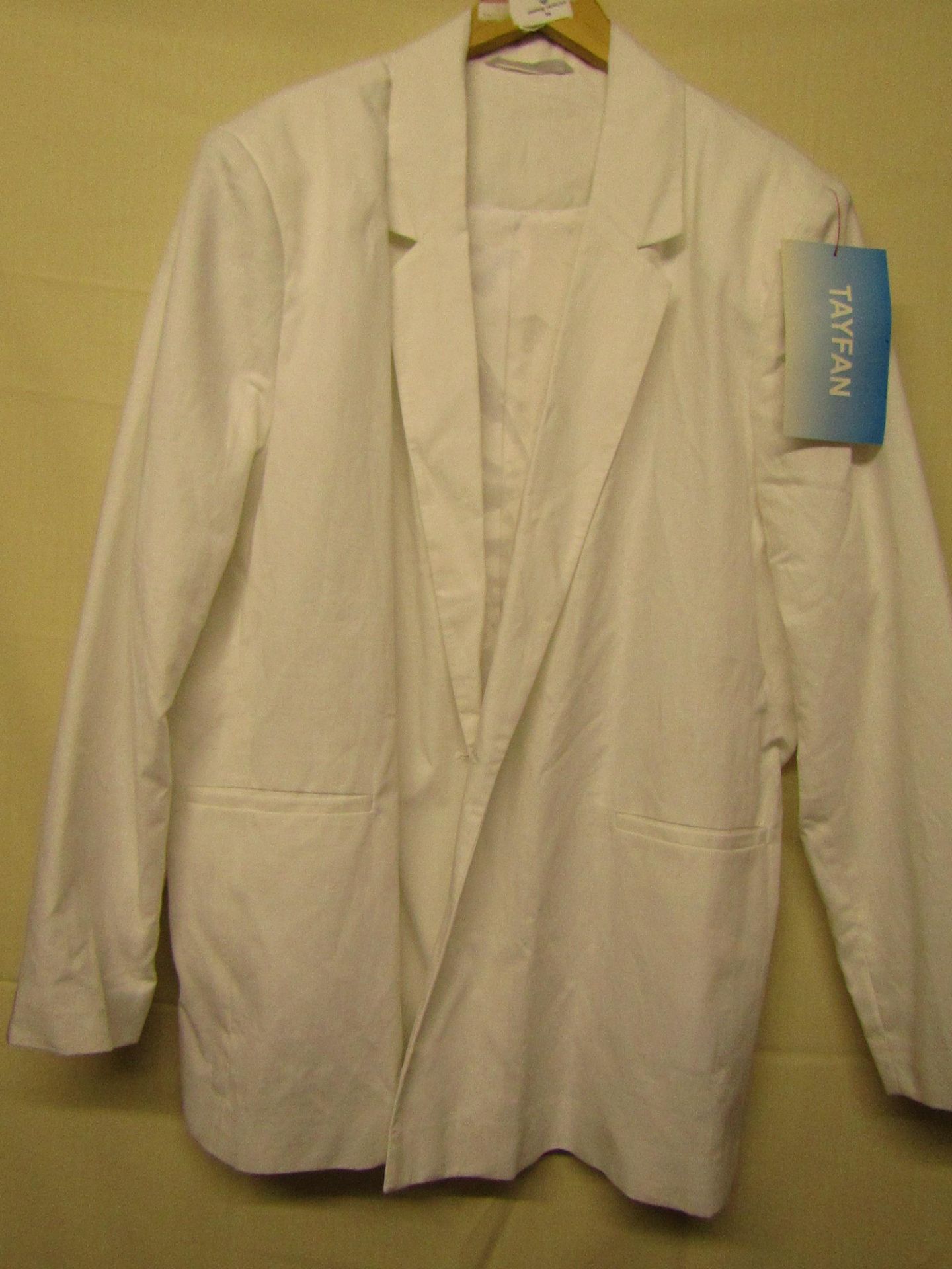 Tayfan Jacket White Size 22 Unworn Sample