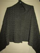 1 X Knitted Poncho"s Green One Size New & Packaged