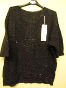 NO VAT 4 X Raymon Ladies Jumpers Sparkly Black Approx Size S-M New & Packaged