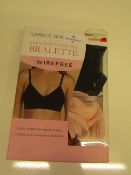 Carole Hochman - Wirefree Bralette ( Pack of 2 ) - Size Med - New & Boxed. (Picked at Randon So
