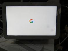 Google Home Hub Smart Screen - ( powers on we havent gone through the full set up on app etc to