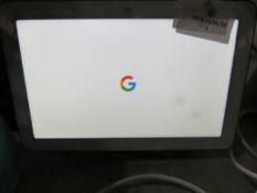 Google Home Hub Smart Screen - ( powers on we havent gone through the full set up on app etc to