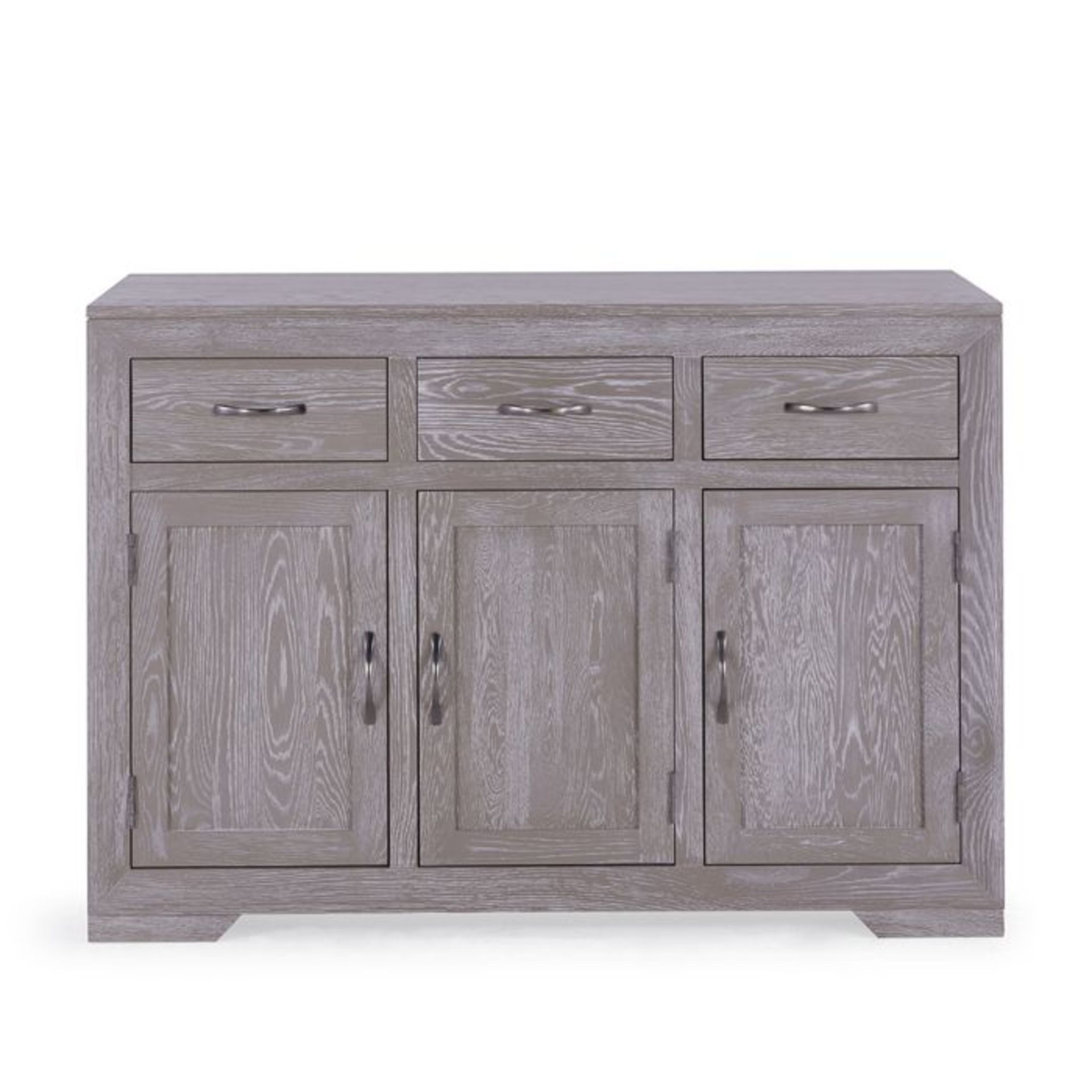 Oak Furnitureland Willow Grey Washed Solid Oak Large Sideboard - RRP ?444.99 Oak Furnitureland - Image 7 of 10