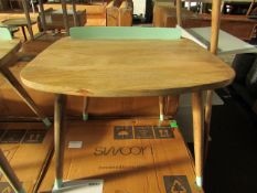 Swoon Elk Childrens Desk Mango Wood & Duck Egg Blue RRP Â£109.00 This item looks to be in good