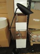 Chelsom - Adjustable LED Floor Lamp - Black / BU/8/FS/BL/C - New & Boxed.