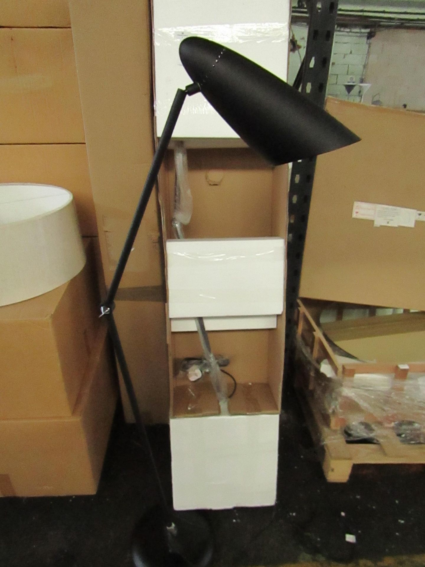 Chelsom - Adjustable LED Floor Lamp - Black / BU/8/FS/BL/C - New & Boxed.