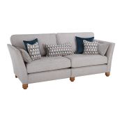 Oak Furnitureland Gainsborough 4 Seater Sofa Minerva Silver Slate RRP ?1199.99Elegant and
