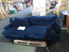 Swoon Charlbury MTO Three-Seater Sofa in Ink EasyVelvet RRP ô?1599.00 SKU SWO-AP-