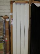 Carisa - Tall Textured White Radiator - 1800x400mm - Item Looks In Good Condition & Boxed With