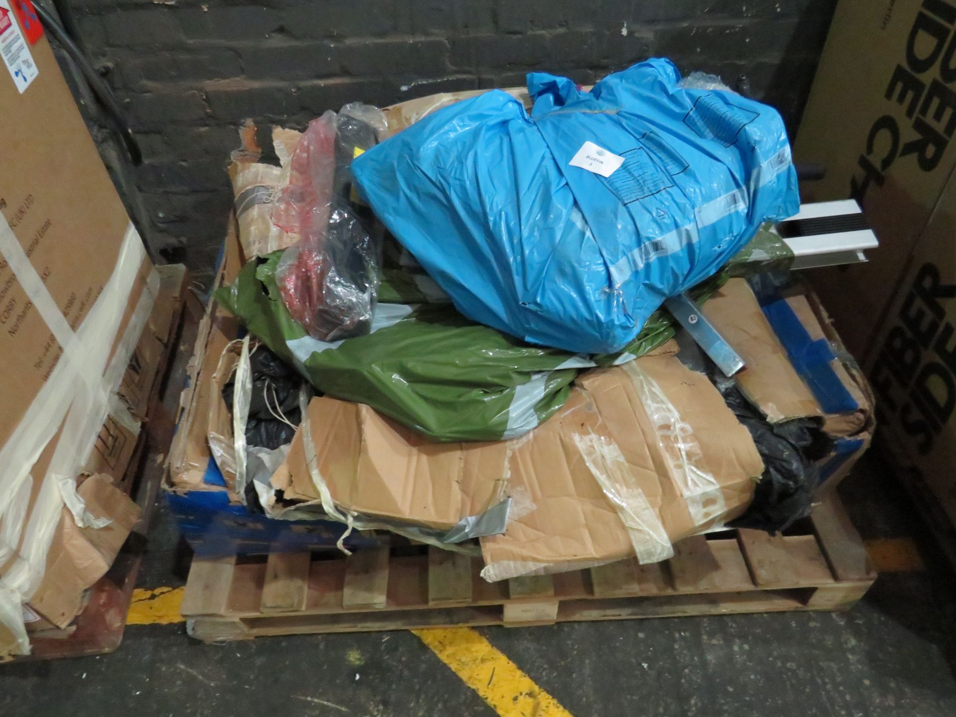 Pallet of mixed Fitness equipment parts parts
