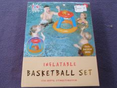 Poolparty - Inflatable Basketball Set - Unchecked & Boxed.
