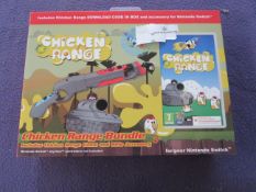 Nintendo Switch Chicken Range Set ( Rifle Accessory & Game ) - Untested & Boxed.