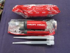 2x Hilti - Adhesive Anchor System for Rebar/Anchor Fastenings In Concrete - Unused & Packaged.