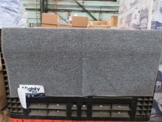 4x Primeur - Mighty Mat Grey - 57x90cm - New & Packaged.