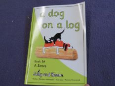 100x Jelly & Bean - A Dog On A Log Book - Unused.