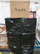 1x Pallet Containing Approx 1150 - Protein Shaker Bottles - Colours Assorted ( Pink / Black / Blue )