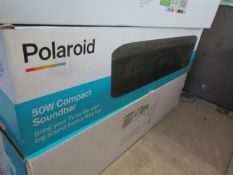 Polaroid 50w Compact sound bar, unchecked and boxed