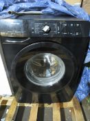 Hisense WFGE80141VMB 8Kg Washing Machine with 1400 rpm - Black RRP “?329.00 Hisense WFGE80141VMB 8Kg