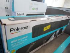 Polaroid 60w sound bar, boxed and unchecked