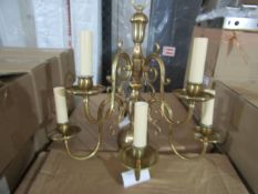 Chelsom Lighting Bespoke Chandelier Design Wall Light, Brass - Decent Condition & Boxed.