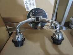 Chelsom Lighting Steel Dual Wall Light - Very Good Condition.