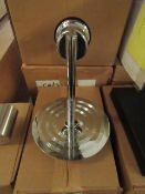 Chelsom - Chrome Wall Light - No Shade - New & Boxed.