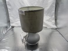 Dunelm EX-Display Lamp Grey With Shade