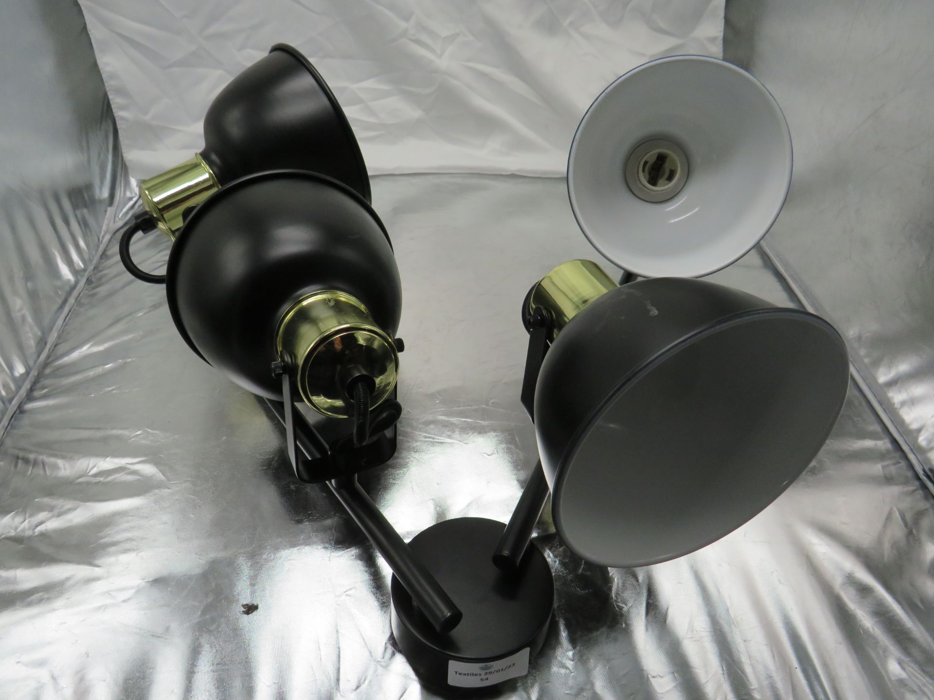 Dunelm EX-Display 4 Arm Light Fitting Black