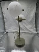 Dunelm EX-Display Lamp With 2 Ball Lights Cream