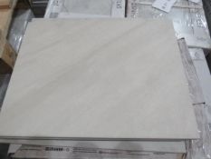 A pallet of 48x packs of 10 Johnsons Tiles 360x275mm Grassmere slate grey matt wall and floor tiles,