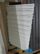 Carisa - Pipette Textured White Radiator - 1040x600mm - Item Looks In Good Condition & Boxed With