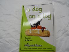 100x Jelly & Bean - A Dog On A Log Book - Unused.