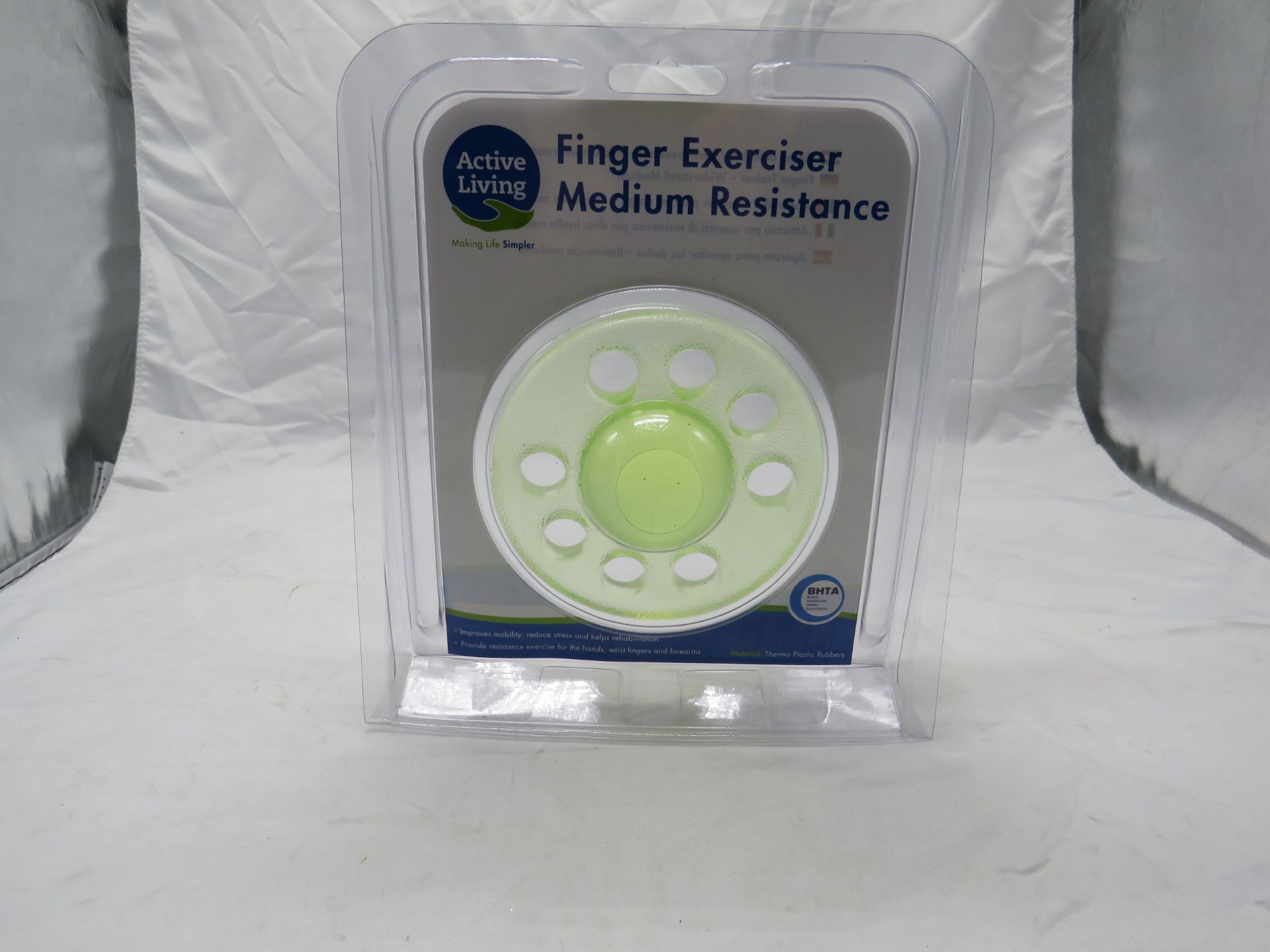 4x ActiveLiving - Finger Resistance Exerciser - Medium - Unused & Packaged.