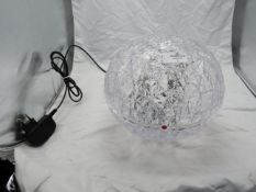 Crystal Ball Table Lamp - No Packaging, May Contain Marks Or Unseen Damages.