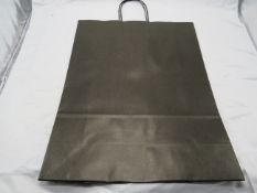 250x Black Paper Gift Bags - All Unused.
