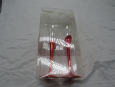 10x Dine In For Two - Set of 2 Plastic Valentines Champagne Flutes - Unused & Packaged.