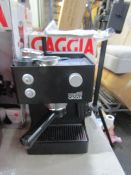 Gaggia Cubira Plus coffee machine, powers on and looks clean, possibly an ex display although not