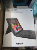 Logitech - Slim Combo Ipad Keyboard (5th & 6th Generation, letter A is missing) - Unchecked &