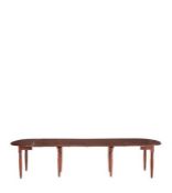 Oka Petworth Dining Table French Walnut Extending Seats 12 RRP ?2950.00 OKA Petworth Extending