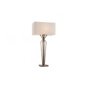 Rowen Homes Fate Statement Table Lamp With a velvet shade and featuring a mirrored glass base