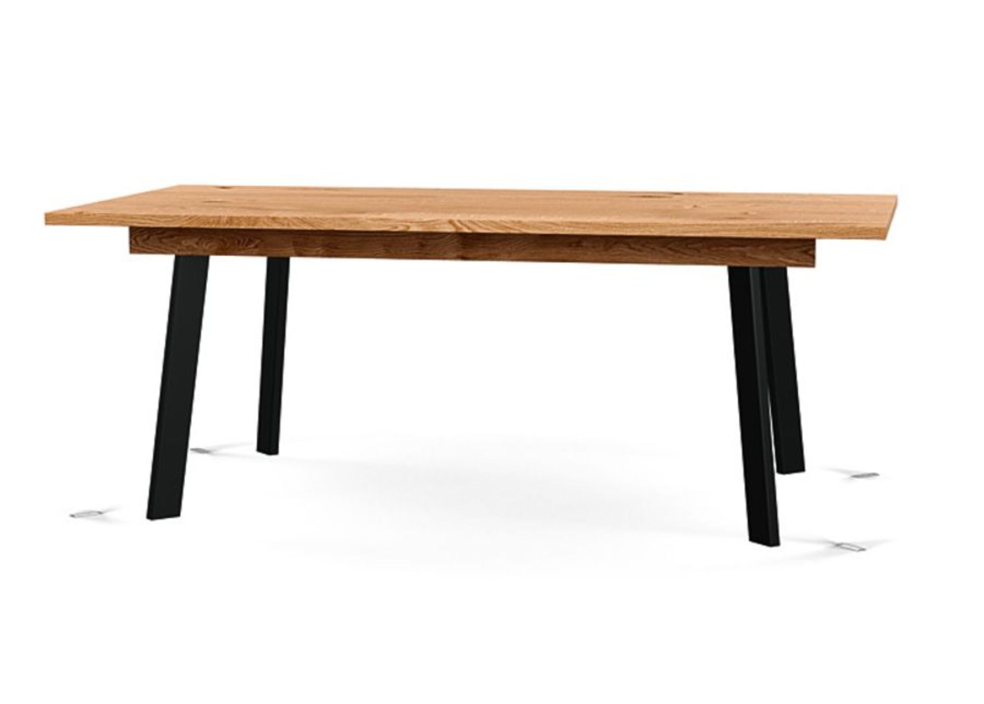 Heals Nova Extending Dining Table Smoked Oiled Oak L200 + 50cm x2 RRP ?3899.00 The Nova Dining Table