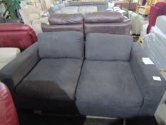 Swoon Seattle MTO Two Seater Sofa in Plain Ebony RRP “?1499.00 SKU SWO-AP-seattletwoplainebony-BER-