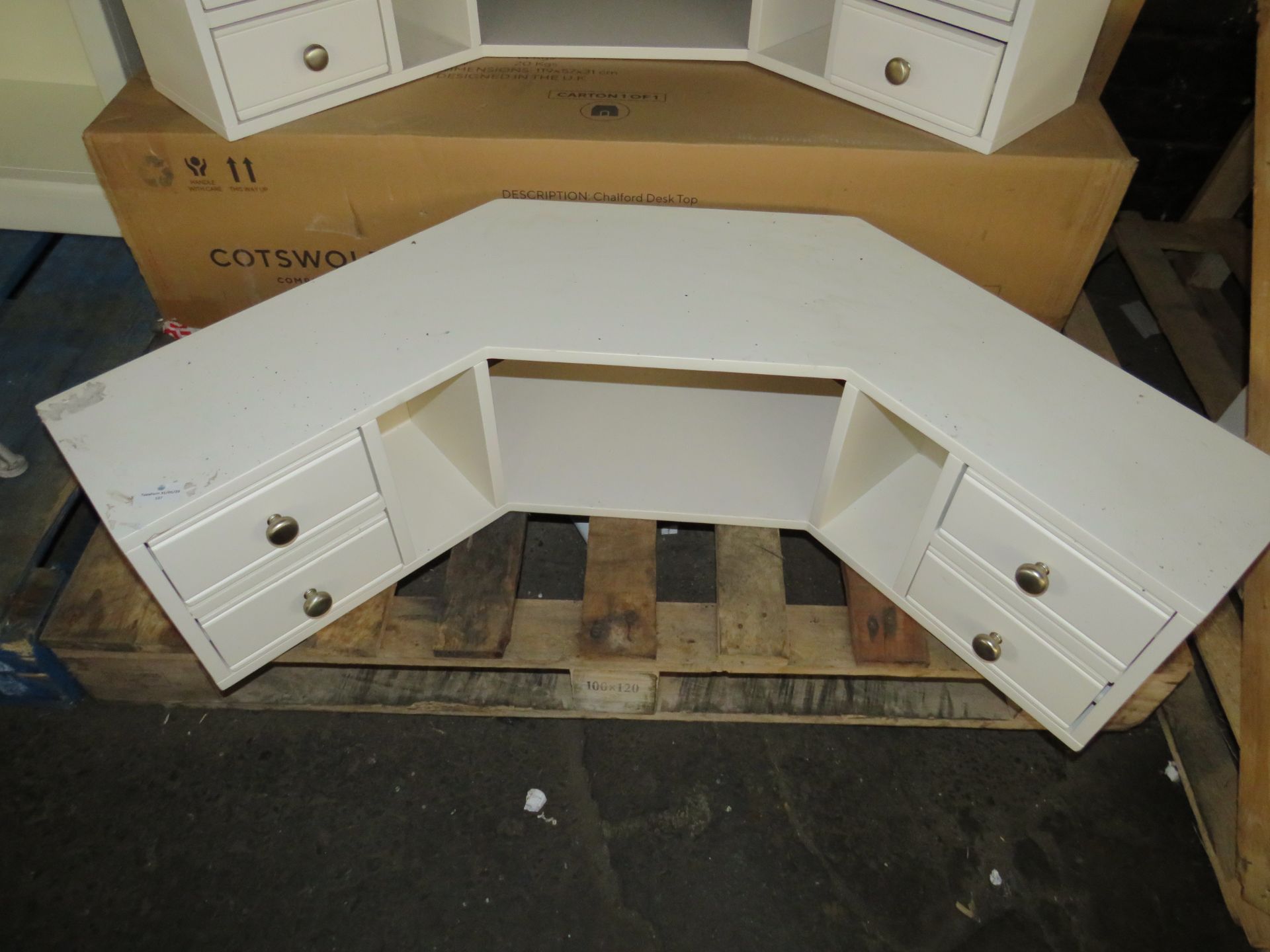 Cotswold Company Chalford Warm White Desk Top Hutch RRP Â£199.00 Chalford Warm White Desk Top