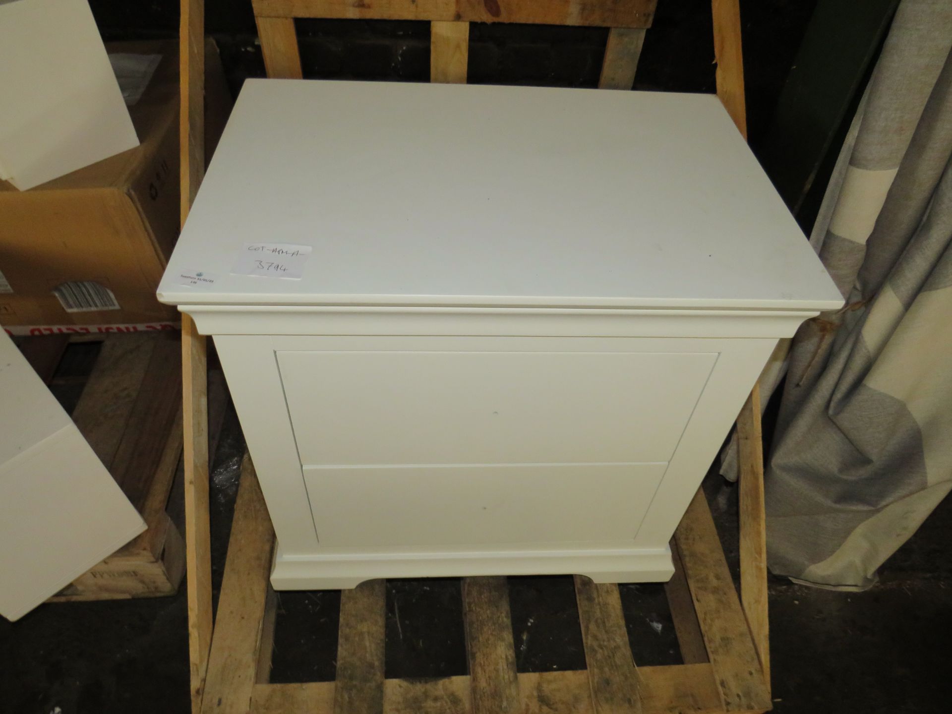 Cotswold Company Chantilly Warm White Large 2 Drawer Bedside RRP Â£229.00 SKU COT-APM-1041.099 PID