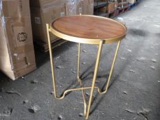 SEI Furniture Accent Table RRP Â£82.99 Find organic style with this round, wood-top accent table.