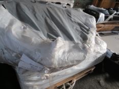 Nuri Five Seater Sofa in Granite Easy Velvet RRP £2699Auction IncompleteThis lot of branded customer